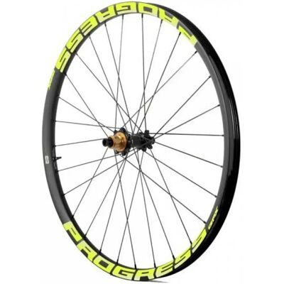 Progress Ruota Posteriore Da Mtb Gpx Nitro2 Boost 29´´ 6b Disc Tubeless Black / Yellow Progress Ruota Posteriore Da Mtb Gpx Nitro2 Boost 29´´ 6b Disc Tubeless Black / Yellow