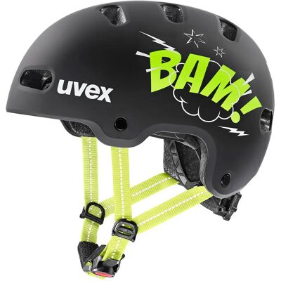 Uvex Casco Junior Kid Style Bam Black / Lime Matt Uvex Casco Junior Kid Style Bam Black / Lime Matt