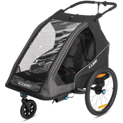 Cube Rimorchio Per Bicicletta Double Pure Black / Grey Cube Rimorchio Per Bicicletta Double Pure Black / Grey