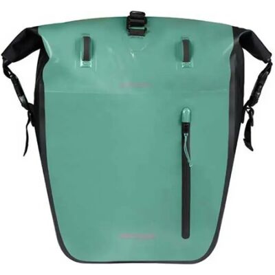 Basil Borsa Da Bicicletta Rivo Mik Hooks Waterproof L 31l Silver Green / Black Basil Borsa Da Bicicletta Rivo Mik Hooks Waterproof L 31l Silver Green / Black