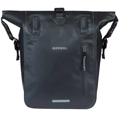 Basil Borsa Da Bicicletta Rivo Mik Hooks Waterproof M 15l Black Basil Borsa Da Bicicletta Rivo Mik Hooks Waterproof M 15l Black