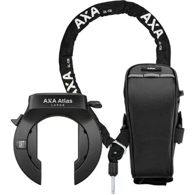 AXA Lucchetto Per Telaio Di Bicicletta Atlas Large 52302095cs3 Black AXA Lucchetto Per Telaio Di Bicicletta Atlas Large 52302095cs3 Black