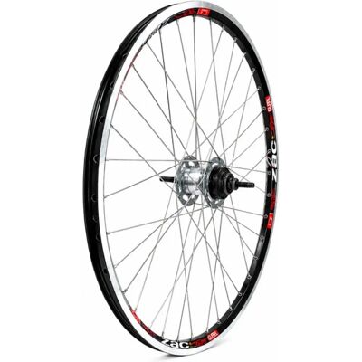 Gurpil Ruota Posteriore Da Mtb Zac 26´´ V-brake Nexus 3s Black Gurpil Ruota Posteriore Da Mtb Zac 26´´ V-brake Nexus 3s Black