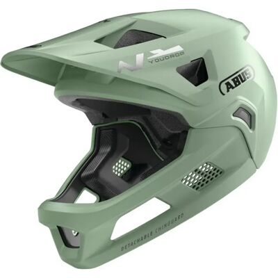 Abus Casco Da Downhill Junior Youdrop Ff Mist Green Abus Casco Da Downhill Junior Youdrop Ff Mist Green