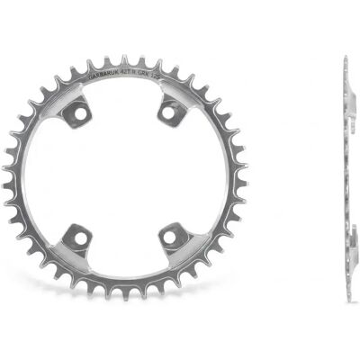 Garbaruk Corona Shimano Grx Rx600-1/rx810-1/fc-rx820-1 110bcd 0.5mm Offset Silver Garbaruk Corona Shimano Grx Rx600-1/rx810-1/fc-rx820-1 110bcd 0.5mm Offset Silver
