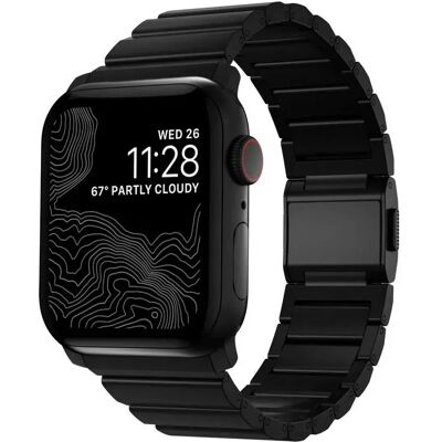 Nomad Smartwatch Strap Titanium V2 Black Nomad Smartwatch Strap Titanium V2 Black