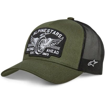 Alpinestars Cappello Trucker Heritage Patch Military Green / Black One Size Alpinestars Cappello Trucker Heritage Patch Military Green / Black One Size