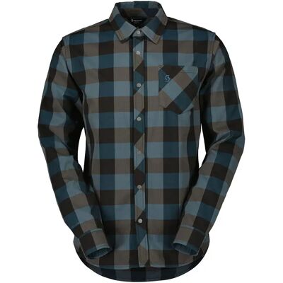 Scott Camicia A Maniche Lunghe Trail Flow Check Aruba Green / Black Scott Camicia A Maniche Lunghe Trail Flow Check Aruba Green / Black