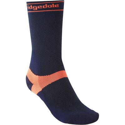 Bridgedale Calzini Summer Weight T2 Coolmax Sport Navy / Peach Bridgedale Calzini Summer Weight T2 Coolmax Sport Navy / Peach