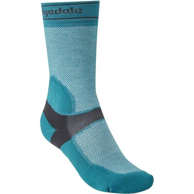 Bridgedale Calzini Summer Weight T2 Coolmax Sport Teal / Dark Grey Bridgedale Calzini Summer Weight T2 Coolmax Sport Teal / Dark Grey