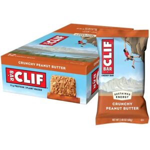 Clif Scatola Di Barrette Proteiche Burro D´arachidi Croccante 68g 12 Unità Multicolor Clif Scatola Di Barrette Proteiche Burro D´arachidi Croccante 68g 12 Unità Multicolor