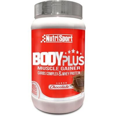 Nutrisport Bodyplus - Aumenta Massa Muscolare - Cioccolato - Polvere di Proteine Nutrisport Bodyplus - Aumenta Massa Muscolare - Cioccolato - Polvere di Proteine