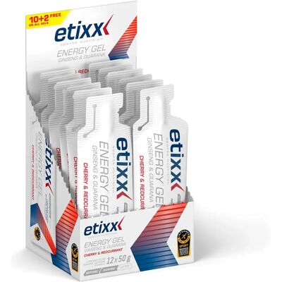 Gel Energetico ETIXX Ginseng & Guarana - Gel energia - Rosso Gel Energetico ETIXX Ginseng & Guarana - Gel energia - Rosso
