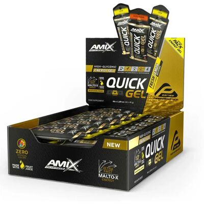 Amix Scatola Di Gel Energetici Quick Limone 5g 0 Unità Black Amix Scatola Di Gel Energetici Quick Limone 5g 0 Unità Black