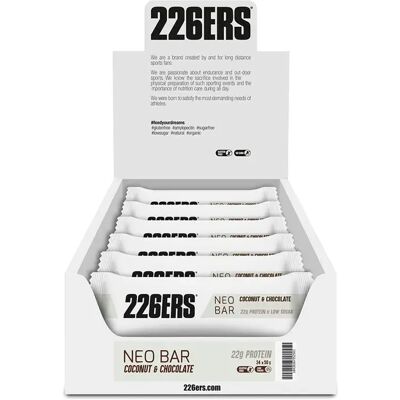 226ers Scatola Di Barrette Proteiche Neo Cocco E Cioccolato 22g 2 Unità 226ers Scatola Di Barrette Proteiche Neo Cocco E Cioccolato 22g 2 Unità
