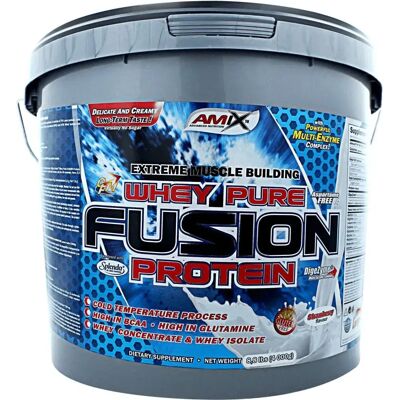 Amix Whey Pure Fusion 4 Kg - Proteina di Alta Qualità - Gusto Cremoso - Polvere di Proteine Amix Whey Pure Fusion 4 Kg - Proteina di Alta Qualità - Gusto Cremoso - Polvere di Proteine