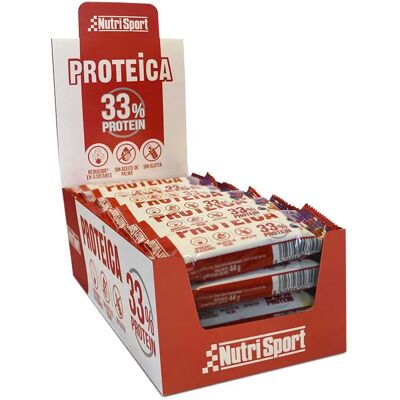 Barre Proteica Nutrisport Frutti Rossi Bianchi - Barre proteica Barre Proteica Nutrisport Frutti Rossi Bianchi - Barre proteica