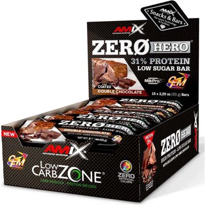 Barre Proteica Amix Zero Hero - Doppio Cioccolato - Barrette Proteiche Barre Proteica Amix Zero Hero - Doppio Cioccolato - Barrette Proteiche