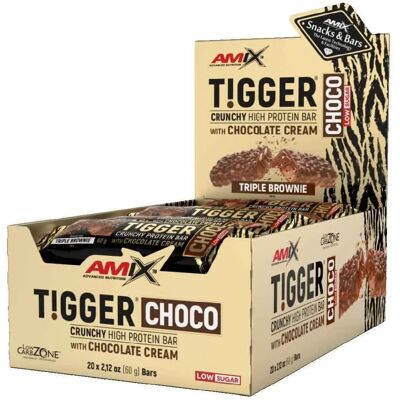 Amix Nutrition Tigger Crunchy Protein Bar Triple Brownie - Barre proteica Amix Nutrition Tigger Crunchy Protein Bar Triple Brownie - Barre proteica