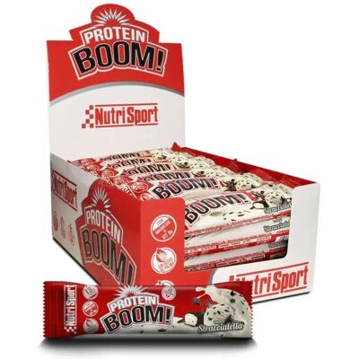 Nutrisport Protein Boom Stracciatella - Barrette proteiche Nutrisport Protein Boom Stracciatella - Barrette proteiche