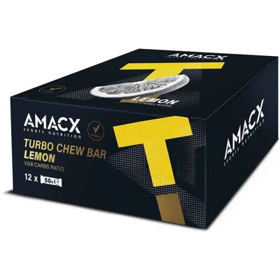 Barre energetica Amacx Turbo Chew Limone - 50g Barre energetica Amacx Turbo Chew Limone - 50g