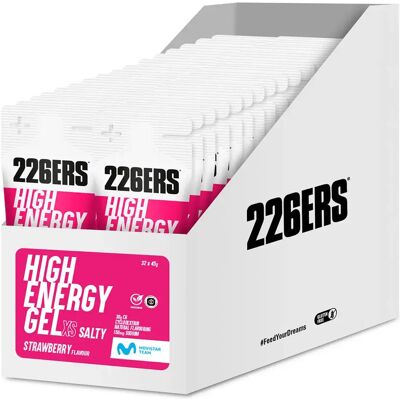 226ers Scatola Di Gel Energetici High Fragola Salato 5g 32 Unità Multicolor 226ers Scatola Di Gel Energetici High Fragola Salato 5g 32 Unità Multicolor