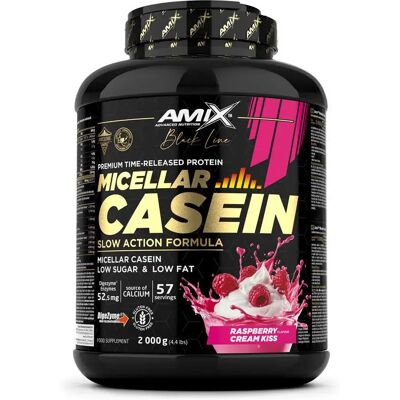 Amix Proteina Black Micellar 2kg Casein Lampone Amix Proteina Black Micellar 2kg Casein Lampone