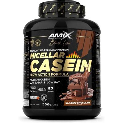 Amix Proteina Black Micellar 2kg Classic Casein Cioccolato Amix Proteina Black Micellar 2kg Classic Casein Cioccolato