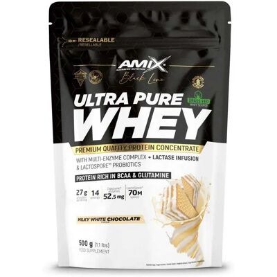 Amix Proteina Ultra Pure Whey 500g Cioccolato Bianco Amix Proteina Ultra Pure Whey 500g Cioccolato Bianco