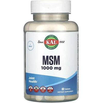 Kal MSM 1000 mg Compresse - Supporta la salute delle articolazioni Kal MSM 1000 mg Compresse - Supporta la salute delle articolazioni