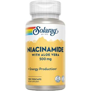 Solaray Niacinamide 500mg Capsule Vegetariana - Integratore Alimentare Solaray Niacinamide 500mg Capsule Vegetariana - Integratore Alimentare