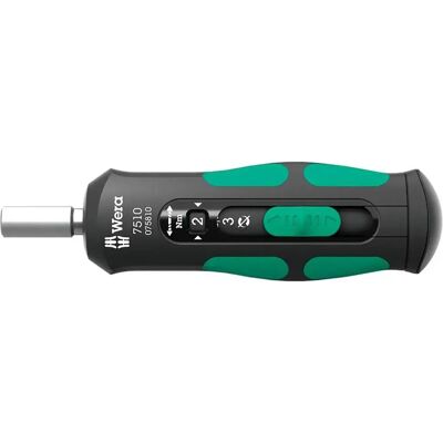 Wera Cacciavite Kraftform 7510 Torque Black / Green Wera Cacciavite Kraftform 7510 Torque Black / Green