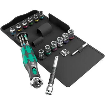 Wera Set Di Chiavi 8009 Zyklop Black / Green / Silver Wera Set Di Chiavi 8009 Zyklop Black / Green / Silver