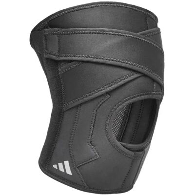 Adidas Fitness Ginocchiera Adjustable Support With Straps Black Adidas Fitness Ginocchiera Adjustable Support With Straps Black