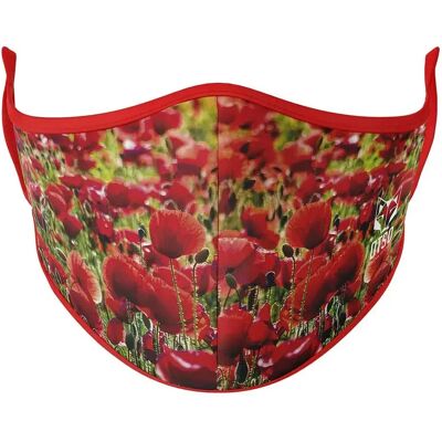 Maschera facciale floreale Otso Rosso - Maschera Maschera facciale floreale Otso Rosso - Maschera