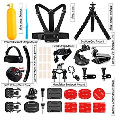 Akaso Kit Di 14 Accessori D´azione One Size Akaso Kit Di 14 Accessori D´azione One Size