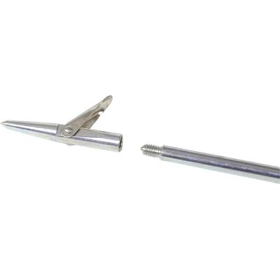 Beuchat Punta 2 Spear 9 Mm Steel M6 Silver One Size Beuchat Punta 2 Spear 9 Mm Steel M6 Silver One Size