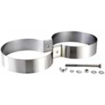 Supporto doppio per bombole in acciaio inox Tecnomar 12L - Attrezzatura subacquea Supporto doppio per bombole in acciaio inox Tecnomar 12L - Attrezzatura subacquea