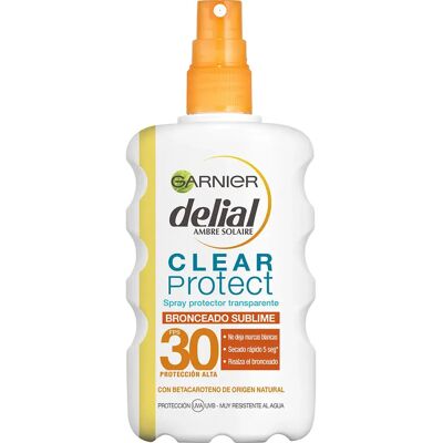 Garnier Delial SPF30 Spray Protettivo Trasparente Garnier Delial SPF30 Spray Protettivo Trasparente