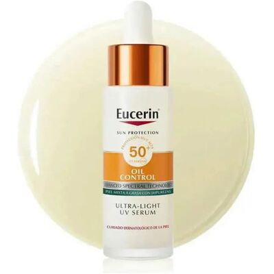 Eucerin Crema Solare Per Il Viso Oil Control Serum Spf50 30ml One Size Eucerin Crema Solare Per Il Viso Oil Control Serum Spf50 30ml One Size