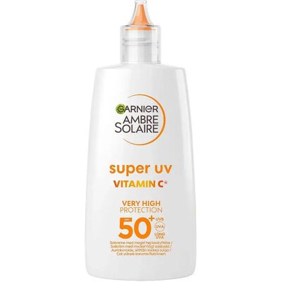 Garnier Ambre Solaire Super UV Vitamina C Anti-Macchie SPF50+ 40ml - Protezione Solare Garnier Ambre Solaire Super UV Vitamina C Anti-Macchie SPF50+ 40ml - Protezione Solare