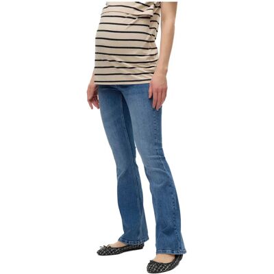 Vero Moda Jeans Sigi Flared Fit Vi3208 Maternity Medium Blue Denim XL Vero Moda Jeans Sigi Flared Fit Vi3208 Maternity Medium Blue Denim XL