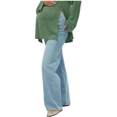 Vero Moda Jeans Tessa Wide Leg Fit Ra339 Maternity Light Blue Denim 32 Vero Moda Jeans Tessa Wide Leg Fit Ra339 Maternity Light Blue Denim 32