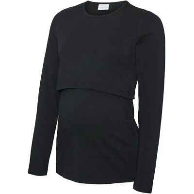 Mamalicious Maglietta A Maniche Lunghe Kerrie June Maternity Black XS Mamalicious Maglietta A Maniche Lunghe Kerrie June Maternity Black XS