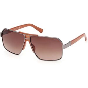 Guess Occhiali Da Sole Gu00305 Shiny Gunmetal / Shiny Dark Brown Gradient Brown/CAT3 Guess Occhiali Da Sole Gu00305 Shiny Gunmetal / Shiny Dark Brown Gradient Brown/CAT3