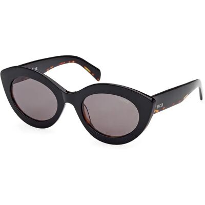 Pucci Occhiali Da Sole Da Donna Ep0203 Shiny Black / Smoke One Size Pucci Occhiali Da Sole Da Donna Ep0203 Shiny Black / Smoke One Size