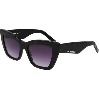 Karl Lagerfeld Occhiali Da Sole Da Donna 6158s Black Black/CAT3 Karl Lagerfeld Occhiali Da Sole Da Donna 6158s Black Black/CAT3