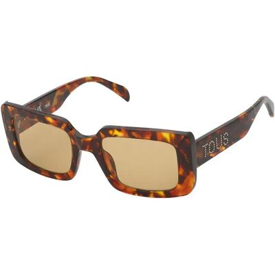 Tous Occhiali Da Sole Da Donna Stob80v Shiny Brown-Yellow-Red Havana Orange / CAT1 Tous Occhiali Da Sole Da Donna Stob80v Shiny Brown-Yellow-Red Havana Orange / CAT1