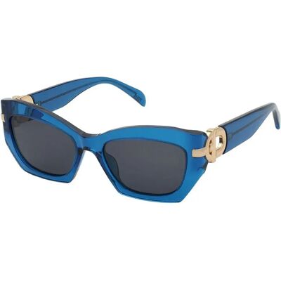 Tous Occhiali Da Sole Da Donna Stoc23 Shiny Transp.Turquoise Smoke / CAT3 Tous Occhiali Da Sole Da Donna Stoc23 Shiny Transp.Turquoise Smoke / CAT3