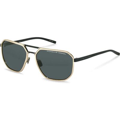 Porsche Design Occhiali Da Sole Polarizzati P8971 Gold / Black Smoke / CAT3 Porsche Design Occhiali Da Sole Polarizzati P8971 Gold / Black Smoke / CAT3